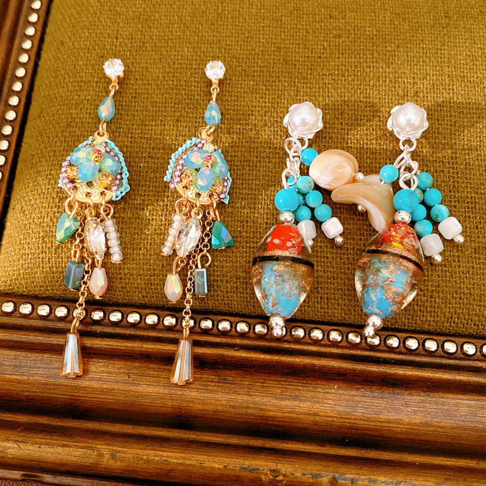 Boho Vintage Gold Tone Inlaid  - Women Fashion Photoshoot review and price