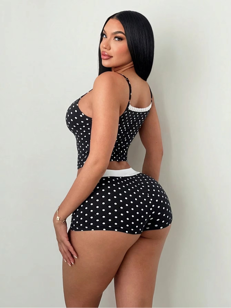 American Fashion Polka Dot Pri - Women'S Fashion Vest Tops review and price