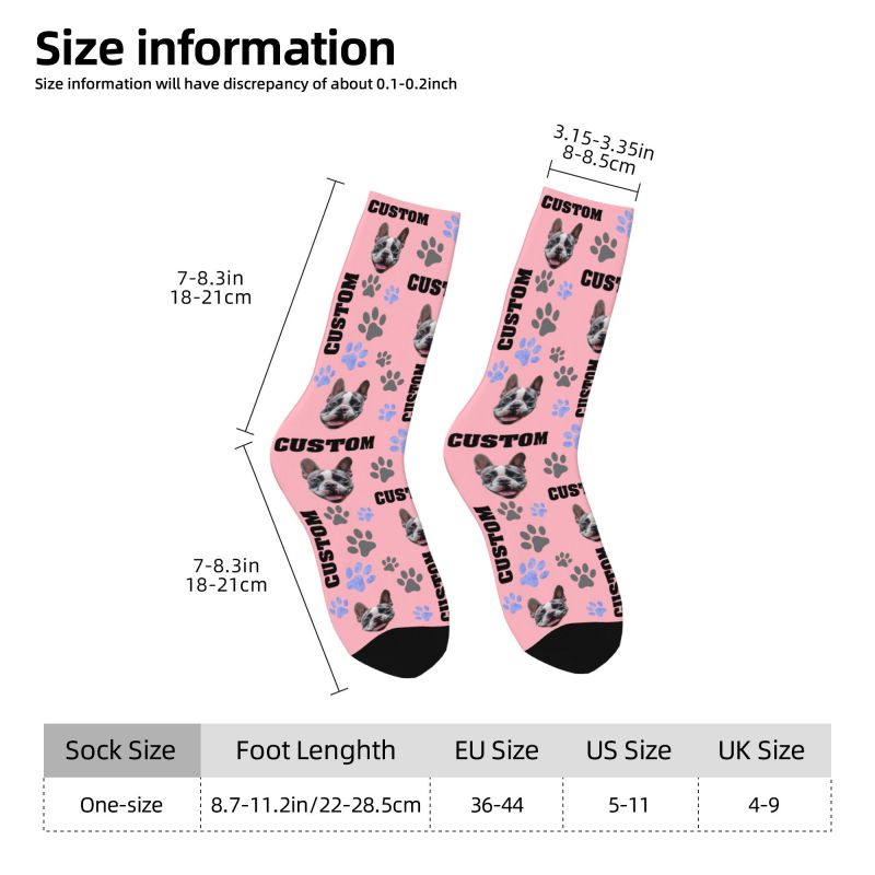 Pet Photo Custom Dress Socks M - Women Fashion Dress Names review and price