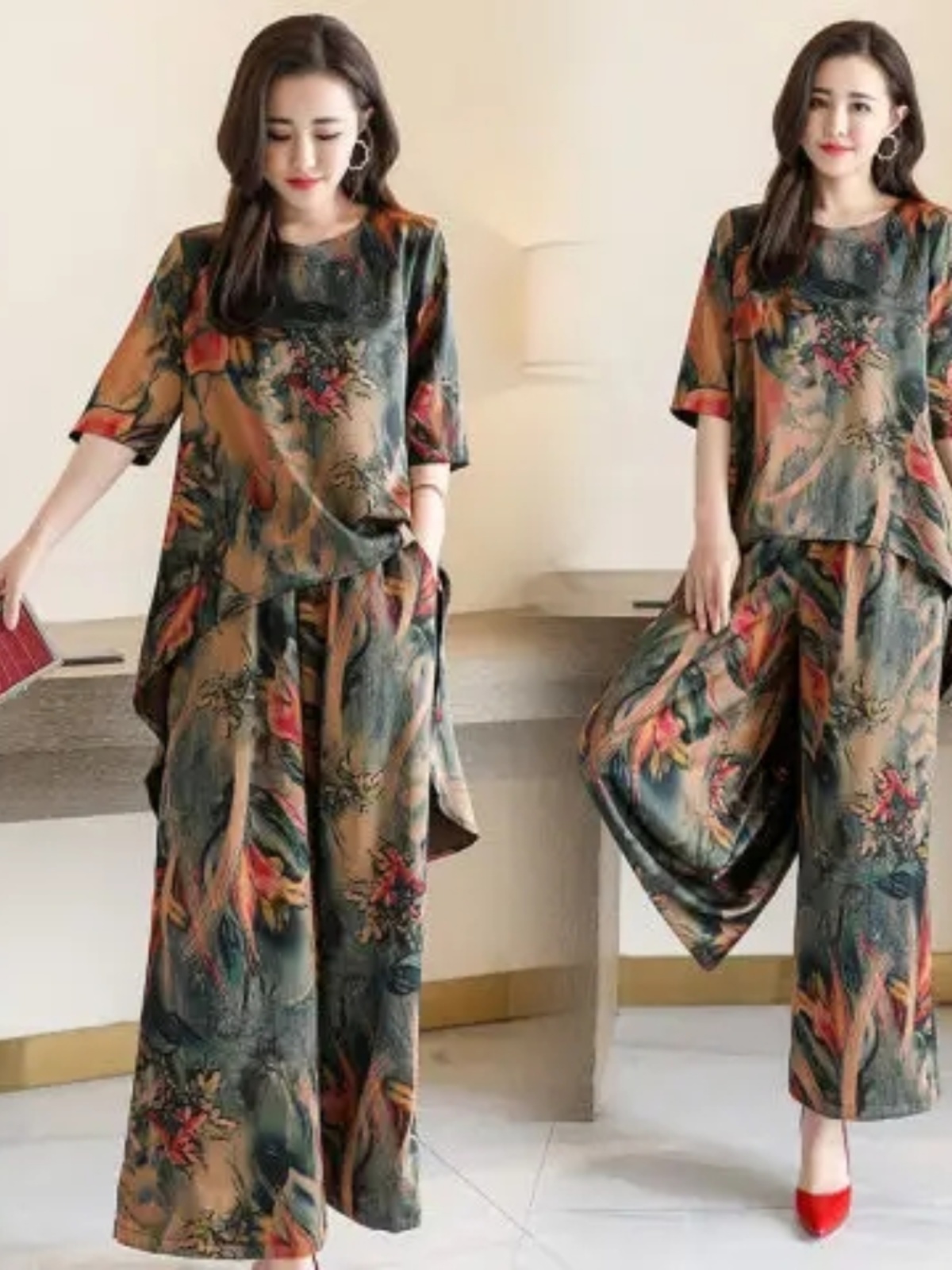 Fashionable Printed Short Slee - Women Fashion Over The Years review and price