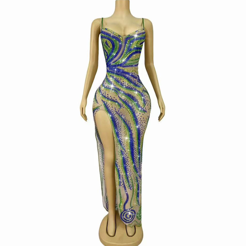 Flashing Rhinestones Sexy High - Women Fashion Photoshoot review and price